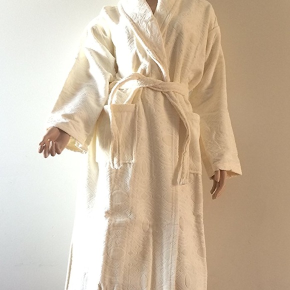 Bathrobe + 2 Body Towels %100 TURKISH COTTON - Picture 2 of 6